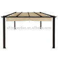 3 * 4 M Outdoor Stahl Pergola Gazebo mit Baldachin Shades